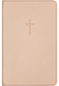 2024 Bibel, lys brun skinn, medium, register
