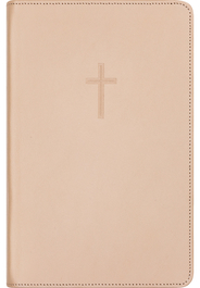 2024 Bibel, lys brun skinn, stor