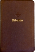 2011 Bibel, mørk brun skinn, medium