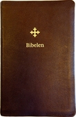 2011 Bibel mørk brun skinn, stor
