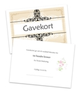 Gavekort, verdi kr. 300